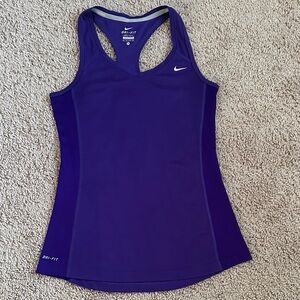 Nike Women's Purple Dri-FIT Tank Top